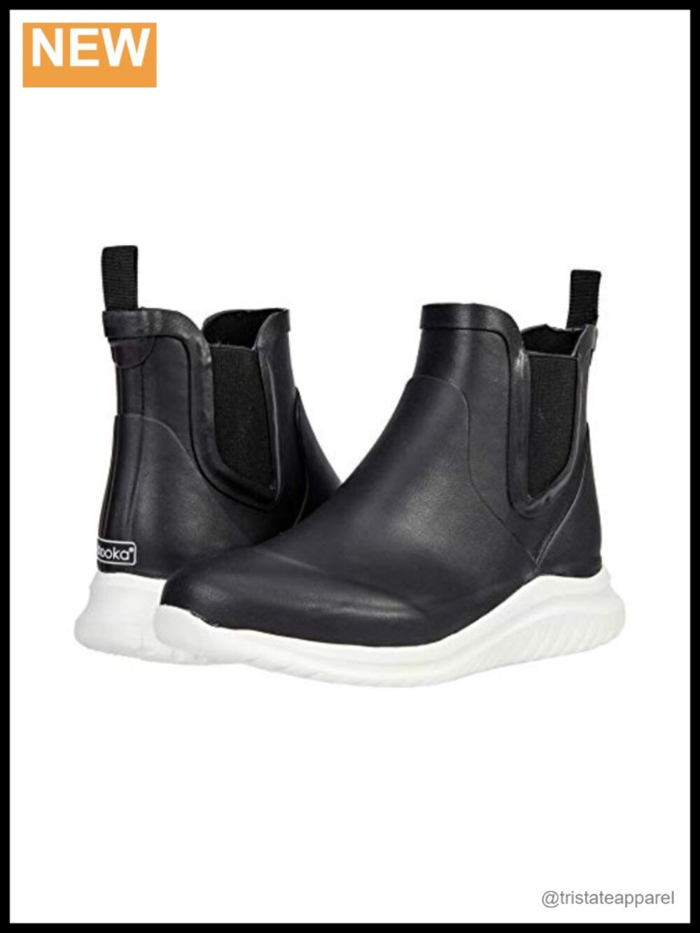 Women's Waterproof Chelsea Rain Boots Memory Foam EVA